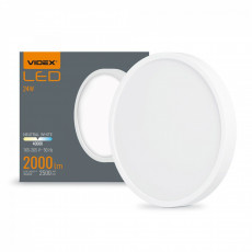 Gaismeklis LED virsapmetuma (aplis) 24W, 2500Lm 4000K, VIDEX (neitrāli balta gaisma) VLE-DLRS-244 | VLE-DLRS-244