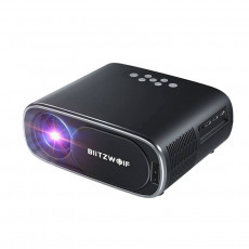 BlitzWolf BW-V4 1080p LED beamer / projector, Wi-Fi + Bluetooth (black) | BW-V4
