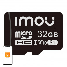 Memory card IMOU microSD 32GB (UHS-I, SDHC, 10/U1/V10, 90/20) | ST2-32-S1