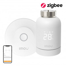 IMOU KIT-TRV1-EU-2 ZigBee thermostatic head kit with 6 adapters and gateway | KIT-TRV1-EU-2
