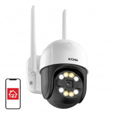 IP Outdoor Camera ZOSI C289 WiFi Pan Tilt 3MP IP66 with 32GB microSD card | C289+32GB Card