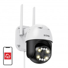 IP Outdoor Camera ZOSI C296 WiFi Pan Tilt 8MP Dual IP66 with 32GB microSD card | C296 8MP+32GB Card
