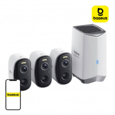 N1 Baseus 2K outdoor camera set of 3 (white) | S0TW012131