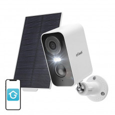 Wireless 3MP WiFi Outdoor Camera ieGeek ZS-GX3S white with solar panel | ZS-GX3S White