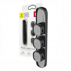 Baseus Peas Magnetic Cable Clip Black | ACWDJ-01