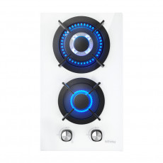 ISEASY MGBG-312A gas hob, 2 burners (white) | MGBG-312A white