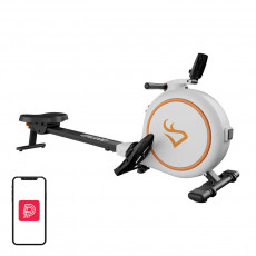 DeerRun RW600 Magnetic Rowing Machine (White) | R1rowing