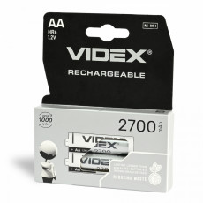 Batteries Videx HR6/AA 2700mAh double blister/2pcs | HR6/2700/2DB/AA/1.2V
