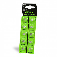 Baterija AG3 / LR41 VIDEX (10 gab.) 1.5V Alkaline 41mAh | AG3/LR41/10TB/1.5V