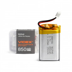 Rechargeable battery VIDEX Li-pol VLF-B902540-85 850mAh | VLF-B902540-85
