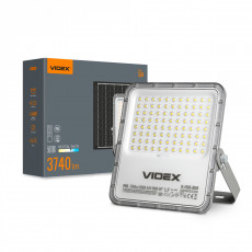 Solārais prožektors LED 96Wh, 3740Lm 5000K (baterija LiFePO4 10000 mAh) (panelis 35W) VIDEX VL-FSO5-3005 | VL-FSO5-3005