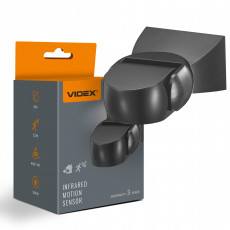 PIR motion and light sensor VIDEX VL-SPW15B 1200W IP65 Black | VL-SPW15B