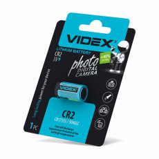 Baterija CR2 VIDEX (1 gab.) Lithium, 3V, 800mAh | CR2/1B/3V