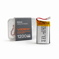 RECHARGEABLE Battery VIDEX Li-pol VLF-B102540-12 1200mAh | VLF-B102540-12