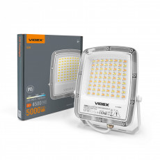 LED floodlight 50W 5000Lm CCT IP65 VIDEX VL-F5-050CW | black – 3000K/5000K/6500K tone switch for garage and work environments | VL-F5-050CW