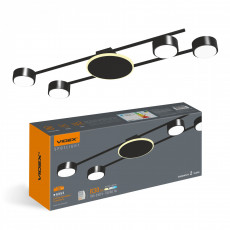 Ceiling spotlight luminaire VIDEX for 4xGX53 lamp with backlight VL-SPF21B-BB | VL-SPF21B-BB