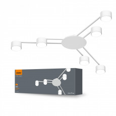 Griestu gaismeklis LED priekš 6 x GX53 patronas spuldzēm, IP20 VIDEX VL-SPF21B-W, balts | VL-SPF21B-W