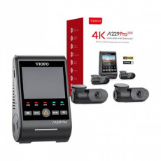 VIOFO A229 PRO 3CH 4K + 2K + 1080P WiFi, GPS | A229 Pro 3CH