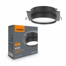 Recessed spotlight luminaire VIDEX for GX53 lamp VL-SPF33S-B  | VL-SPF33S-B