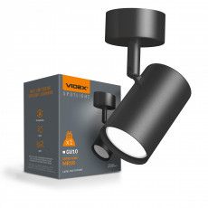 Wall and ceiling spot luminaire GU10 VIDEX VL-SPF05B-BFB – Firm and secure angle fixation for precise light direction | VL-SPF05B-BFB