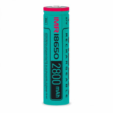 Baterija uzlādējama VIDEX Li-Ion IMR 18650, 2800mAh, 20A high current (1 gab.) | IMR18650/2800/BULK1/3.7V