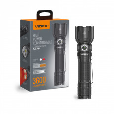 LED Portable Flashlight VIDEX VLF-A376 3600Lm 5000K | VLF-A376