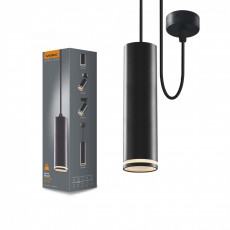 Gaismeklis Spot GU10 stiprināms pie griestiem VIDEX VL-SPF05D-B TATUM-BLACK, melns | VL-SPF05D-B