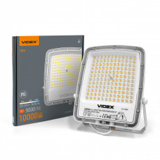 LED floodlight 100W 10000Lm CCT IP65 VIDEX VL-F5-100CW | black – adjustable color temperature for workshops and hangars | VL-F5-100CW