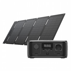 Bundle of Power Station EcoFlow RIVER 3 UPS + Solar Panel 45W USB-C | EF-PR705-UPS-B-45W-E