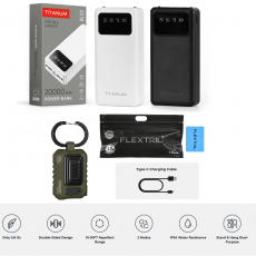 Pārnēsājams odu - insektu atbaidīšanas līdzeklis + TITANUM POWER BANK 20 000mAh, Mosquito Repellent Flextail Light Repel (zonas 3m vai 9m), zaļš (KOMPLEKTĀ IEKĻAUTS ĀRĒJAIS UZLĒDES AKUMULATORS TITANUM POWER BANK 20 000mAh!!!) | Light Repel-GR+TITANUM 20 000mAh