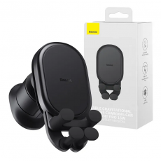 Stable Gravitational Wireless Charging Car Mount Baseus Pro 15W (black) | SUWX030001