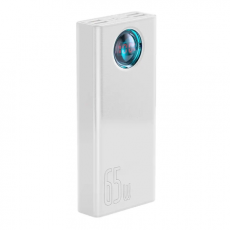 Powerbank Baseus Amblight 30000mAh, 4xUSB, USB-C, 65W (white) | PPLG000102