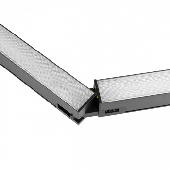 Suspended office LED lamp CCT 40W 5600Lm VIDEX VL-BNL021-4012CB | 1200mm, black – selectable CCT light temperature for workspace