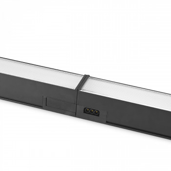 Suspended office LED lamp CCT 40W 5600Lm VIDEX VL-BNL021-4012CB | 1200mm, black – selectable CCT light temperature for workspace