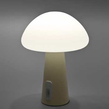 Night lamp for children, silicone, rechargeable, dimmable 4W 210Lm 3000-6500K+RGB LiFePO4 2400mAh VIDEX VL-TF25BG | white – Intuitive color change by touch for safe use