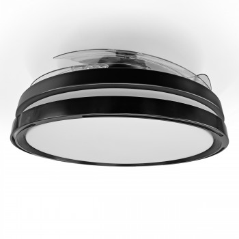 LED Ceiling Light with fan VIDEX CLF06 60W 3000K-4200K-6000K 230V Black