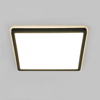 Iekštelpu gaismeklis LED 24W, 2900Lm 4000K, VIDEX VL-DL3S-244B IP20 (neitrāli balta gaisma), melna