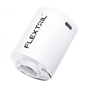Pārnēsājams, uzlādējams mini pumpis Flextail Tiny Pump (2-in-1) funkcijas: 1-Gaisa pumpis, 2-Vakuma sūknis, balts