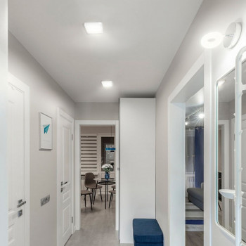 Gaismeklis LED virsapmetuma (kvadrāts) 18W, 1850Lm 4000K, VIDEX (neitrāli balta gaisma) VLE-DLSS-184