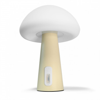 Night lamp for children, silicone, rechargeable, dimmable 4W 210Lm 3000-6500K+RGB LiFePO4 2400mAh VIDEX VL-TF25BG | white – Intuitive color change by touch for safe use
