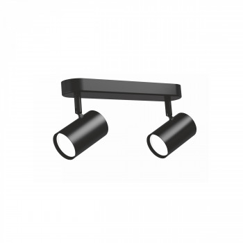 Wall and ceiling spot luminaire 2xGU10 VIDEX VL-SPF05B-BPB – Firm and secure angle fixation for precise light direction