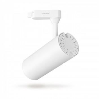 Sliedes gaismeklis Spot LED 20W, 1600Lm 4000K, VIDEX VLE-TR04-204W TOR-WHITE, balts (neitrāli balta gaisma)