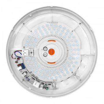 LED plafons ar kustību sensoru 25-30W 3200Lm 2700-6500K IP44, VIDEX VL-CLR-300-2 | balts – Automātiska kustības detekcija