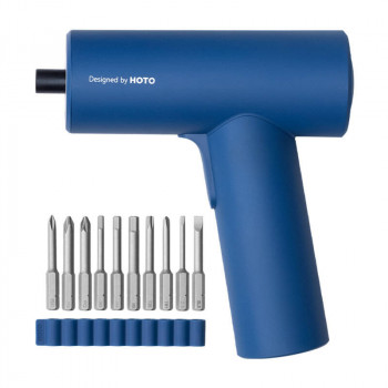 Cordless Screwdriver HOTO QWLSD008, 5Nm, 3.6V (blue)