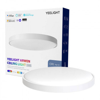 Smart Ceiling Light (Wi-Fi, Bluetooth) LED 50W, 3500Lm, 2700-6500K, Yeelight Arwen Ceiling Light 550S, YLXD013-A
