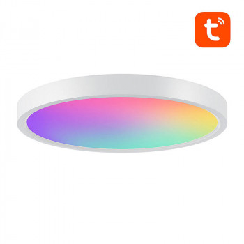 Smart Ceiling Light (Wi-Fi, Bluetooth) LED 24W, 1920Lm, RBG + WW + CW, Gosund LB12 + Remote Control
