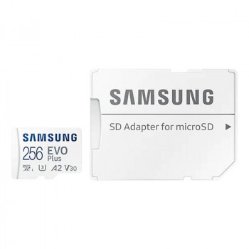 Memory Card Samsung microSD MB-MC256SA EU EVO Plus 256GB + adapter | MB-MC256SA/EU