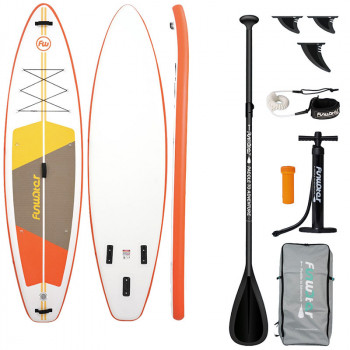 FunWater SUP paddleboard 335 x 84 x 15 cm SUPFW69B (orange-white)