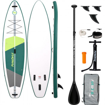 FunWater SUP paddleboard 335 x 84 x 15 cm SUPFW69A (green-white)
