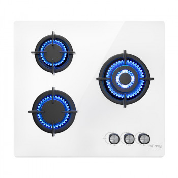 ISEASY MGBG-603 gas hob, 3 burners (white)